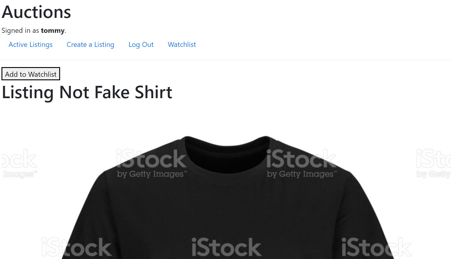 Commerce Create Listing